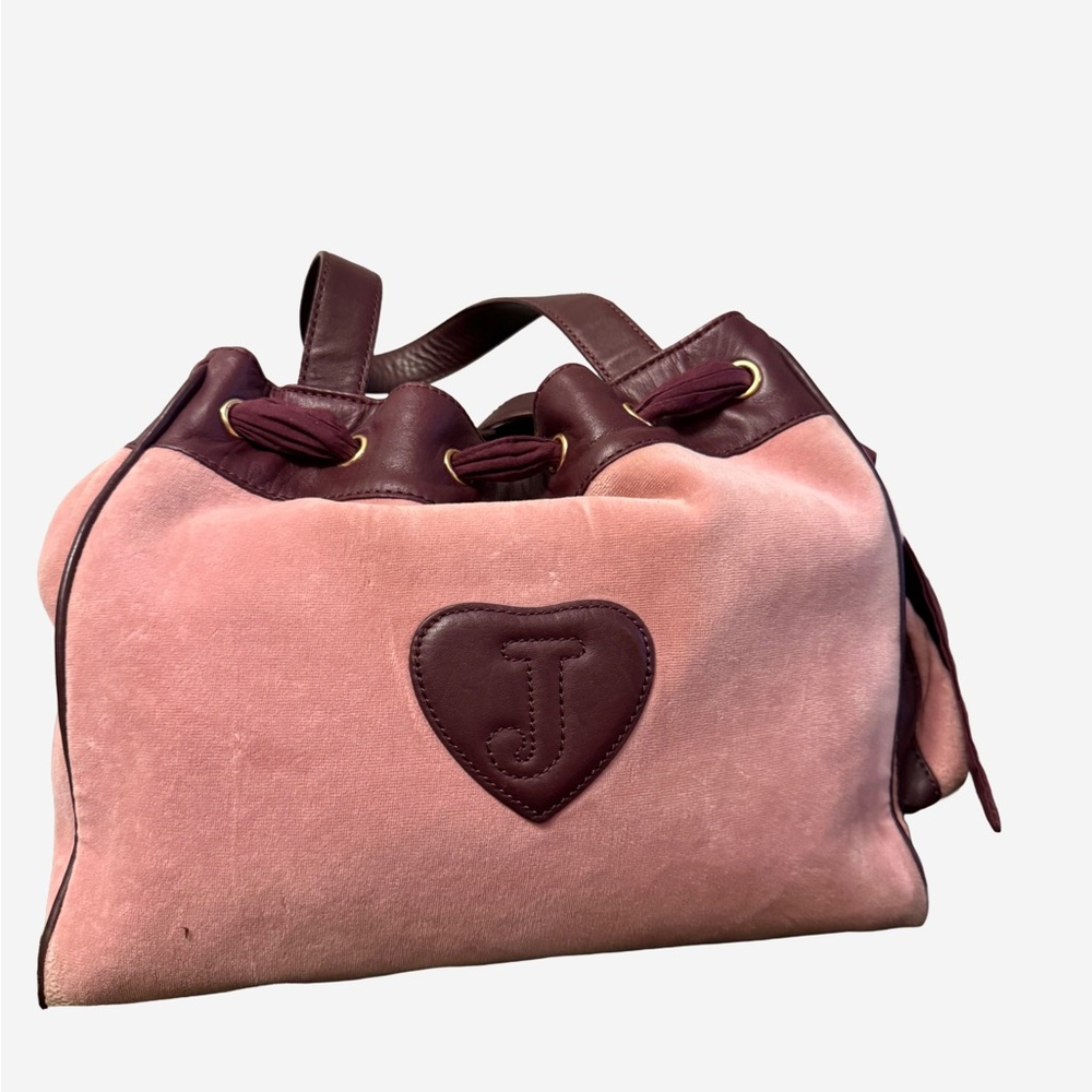 Juicy Couture Pink and Burgundy Shoulder Bag - Picture 2 of 9